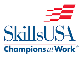 Skills USA Champions at work logo